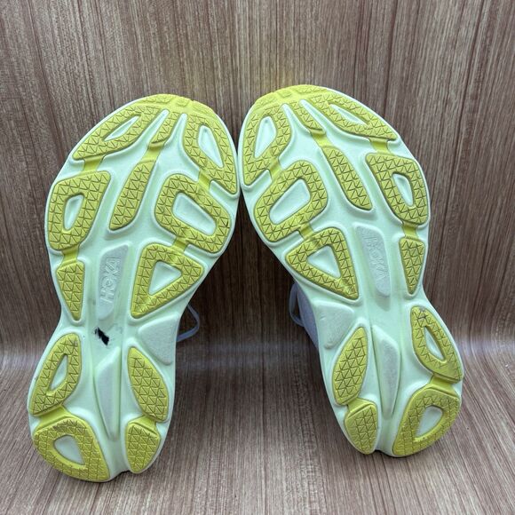 Hoka One One Bondi 8 Nimbus Cloud White Luminary Green Women’s Size 10 B - Picture 8 of 9